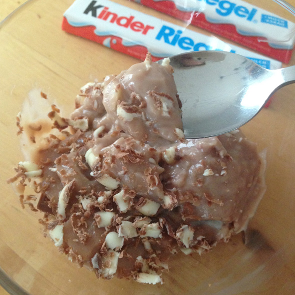 Selbstgemachter Kinderschokoladen-Pudding!