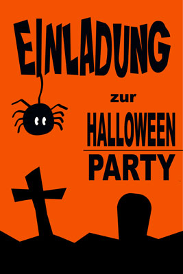 Halloween Party Einladung