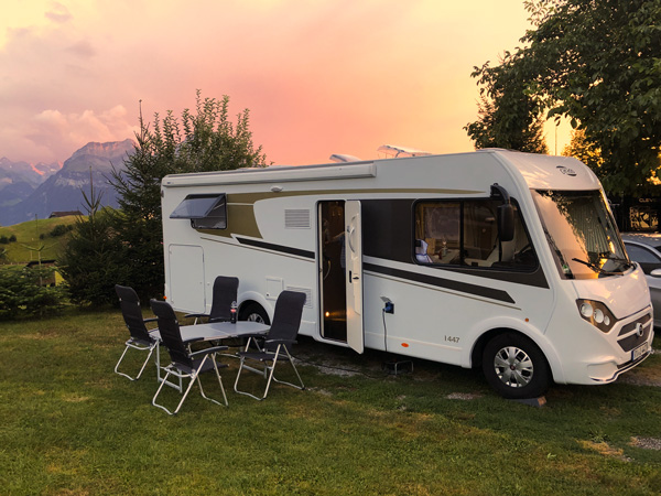 Wohnmobil Tour Familie Schweiz