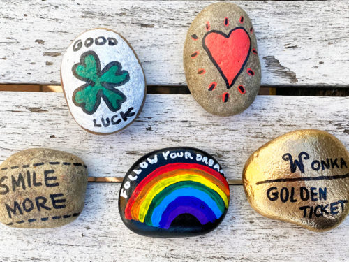 Genial: So einfach könnt ihr Steine zum Bemalen aus Beton gießen! ⋆ ...