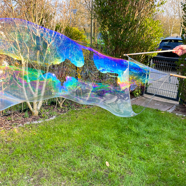 Bubble Sticks in 25 Farben Größe L Stäbe & Schnur für Riesenseifenblasen 